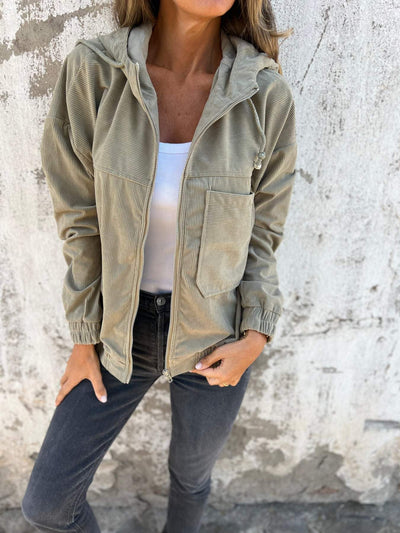 Rowena - Casual Jacket with Hood and Zip