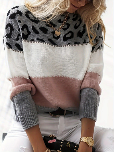 Sophie - Stylish Leopard Print Sweater