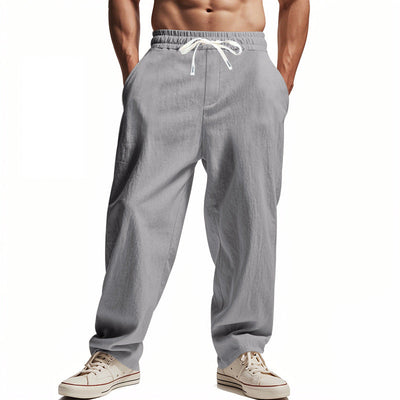 Men's Summer Loose Solid Color Casual Pants MTA2100D5X