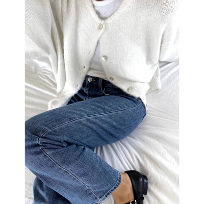 Ivy - Cosy knit button-up cardigan