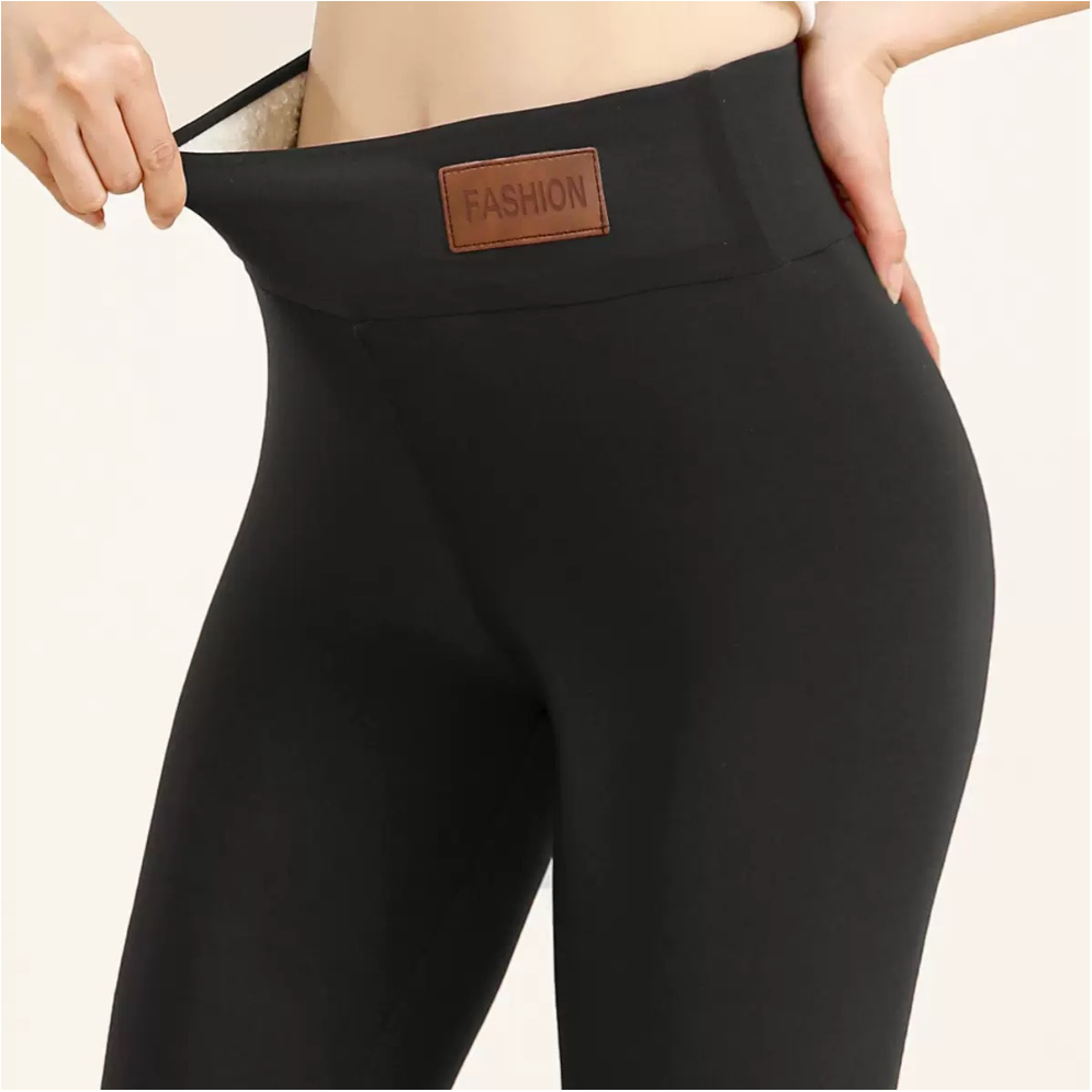 Sienna - Cozy Fleece Lined Leggings With High Elasticity