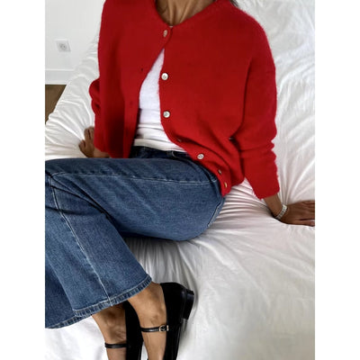 Ivy - Cosy knit button-up cardigan