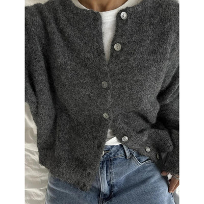Ivy - Cosy knit button-up cardigan