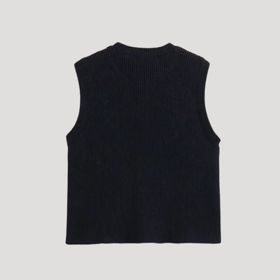Nevaeh- Knit sleeveless cardigan