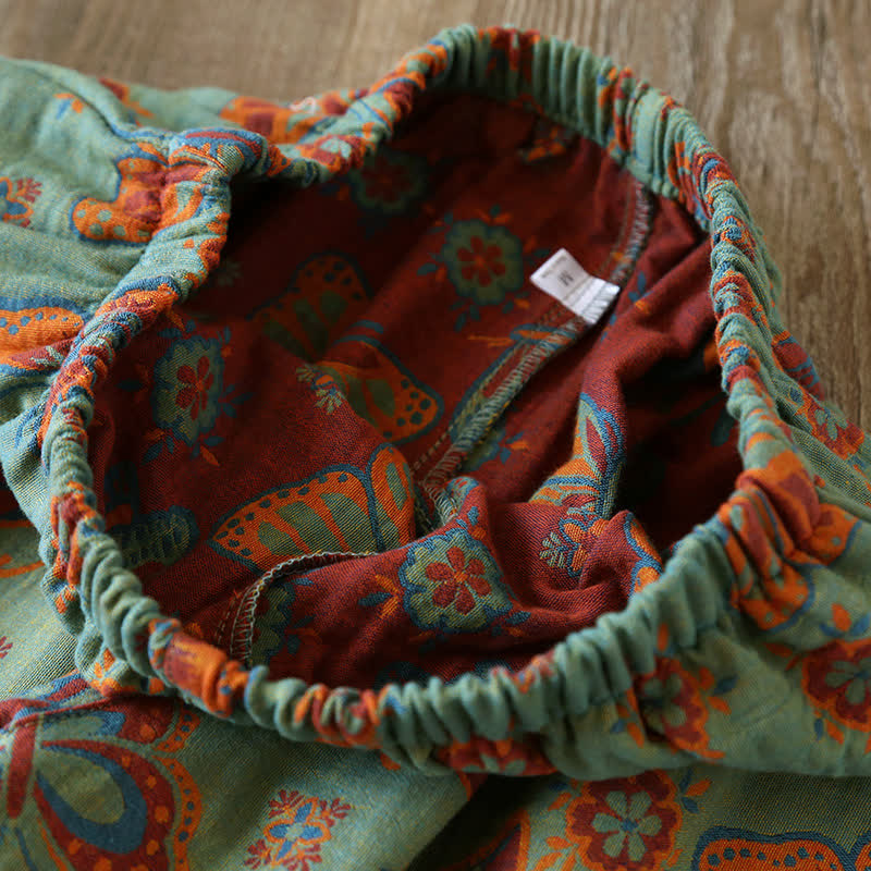 Tahlie - Vintage Butterfly Print Loungewear Set