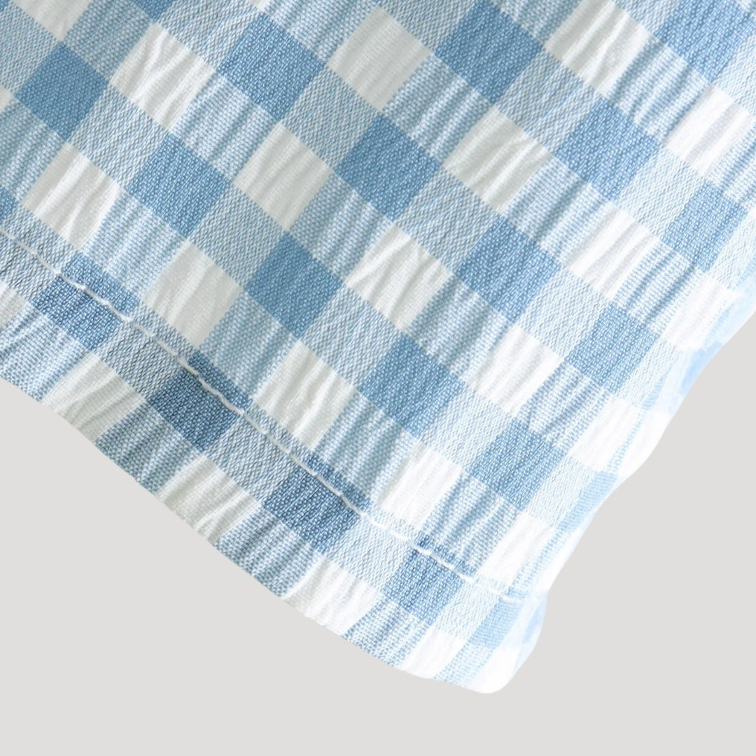 Ingrid - Gingham tie-front heart cardigan