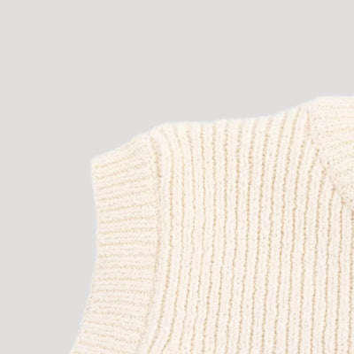 Nevaeh- Knit sleeveless cardigan