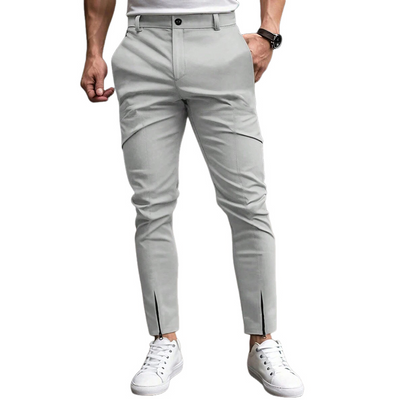 Men's Solid Color Casual Suit Pants MTA0366D4X