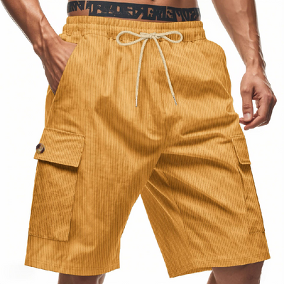 Men's Casual Striped Texture Casual Shorts MTA0712D1X