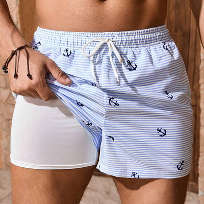 Men's Printed Summer Beach Shorts MTA1061D4X