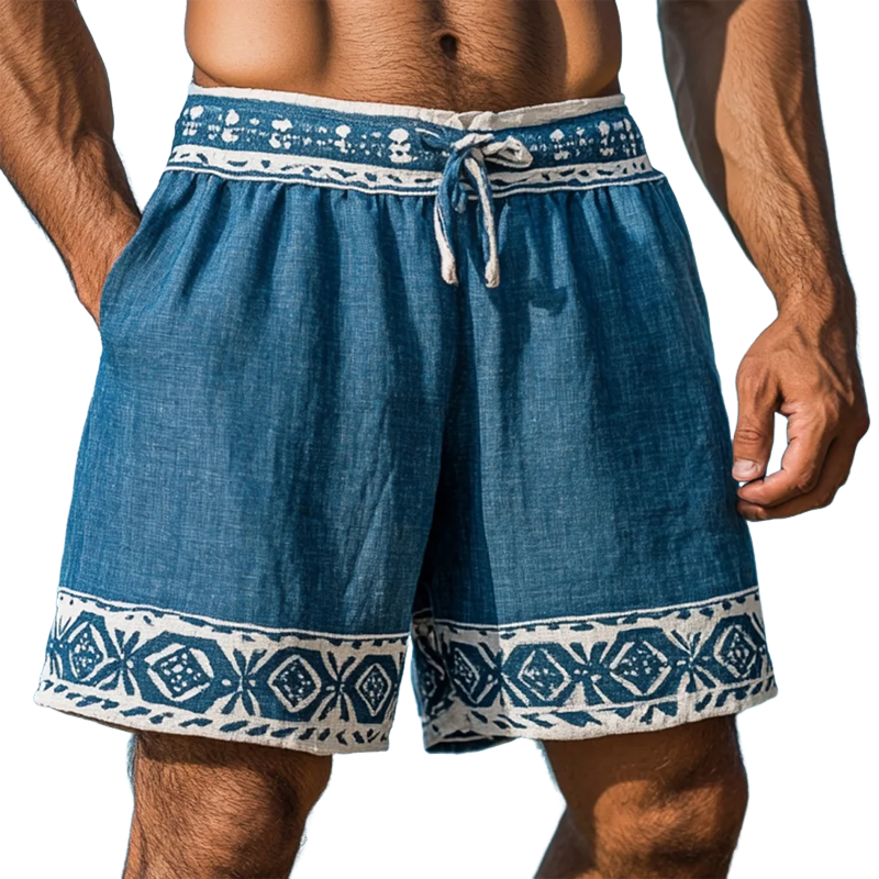 Men's Casual Resort Printed Shorts MTA1063D4X