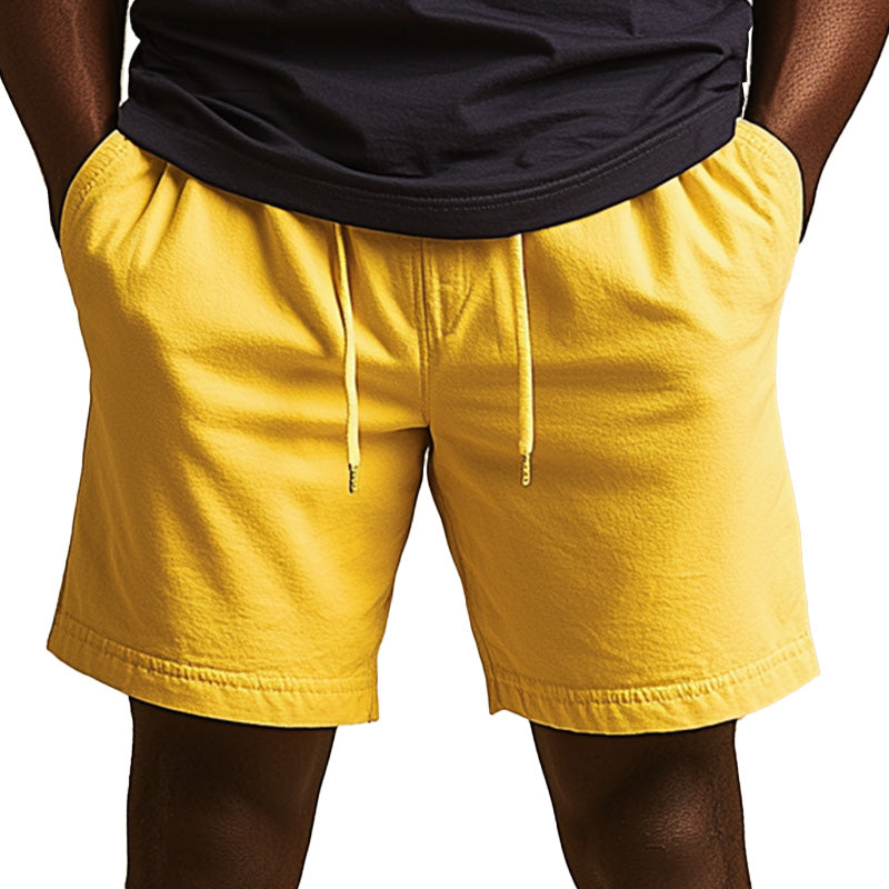 Men's Summer Fashion Personality Solid Color Casual Shorts MTA1636D7P