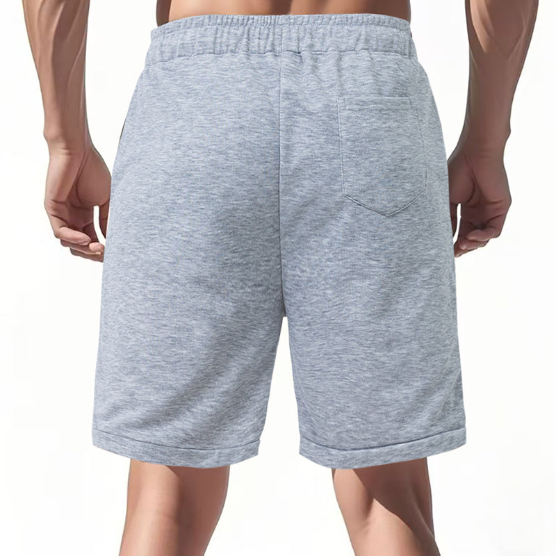 Men's Ripped Casual Solid Color Sports Shorts MTA1736D8X