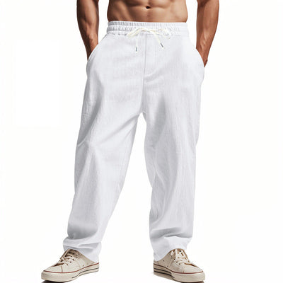 Men's Summer Loose Solid Color Casual Pants MTA2100D5X