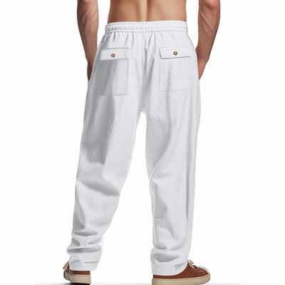 Men's Summer Loose Solid Color Casual Pants MTA2100D5X