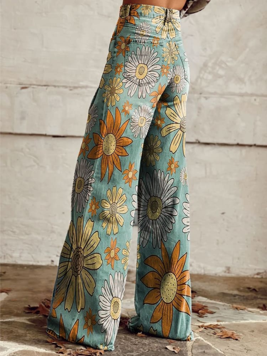 Anaïs | Floral Festival Print Wide Leg Pants