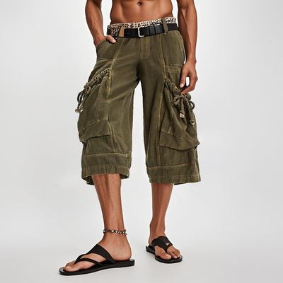 Men's Fashion Loose Multi-pocket Casual Shorts MTA1913E9Z