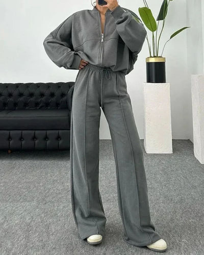 Aira - Zip-Up Tracksuit Set
