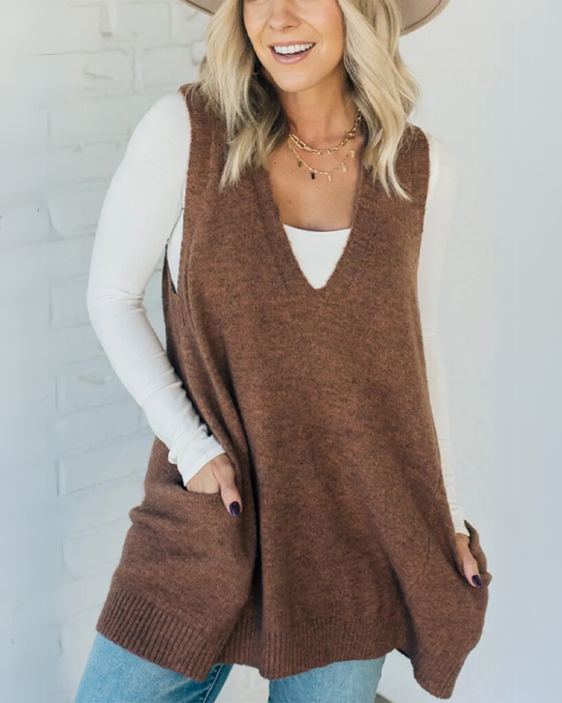 Willow - Cozy Knit Vest