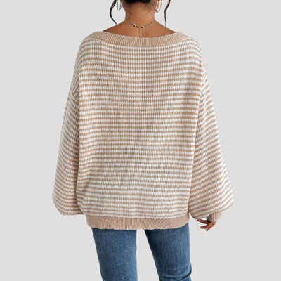 Esther - Oversized striped knit sweater