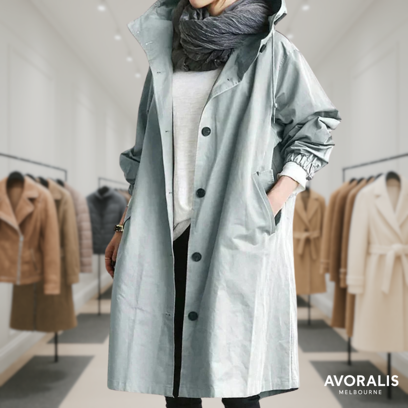 Solara™ | Stylish Trench Coat