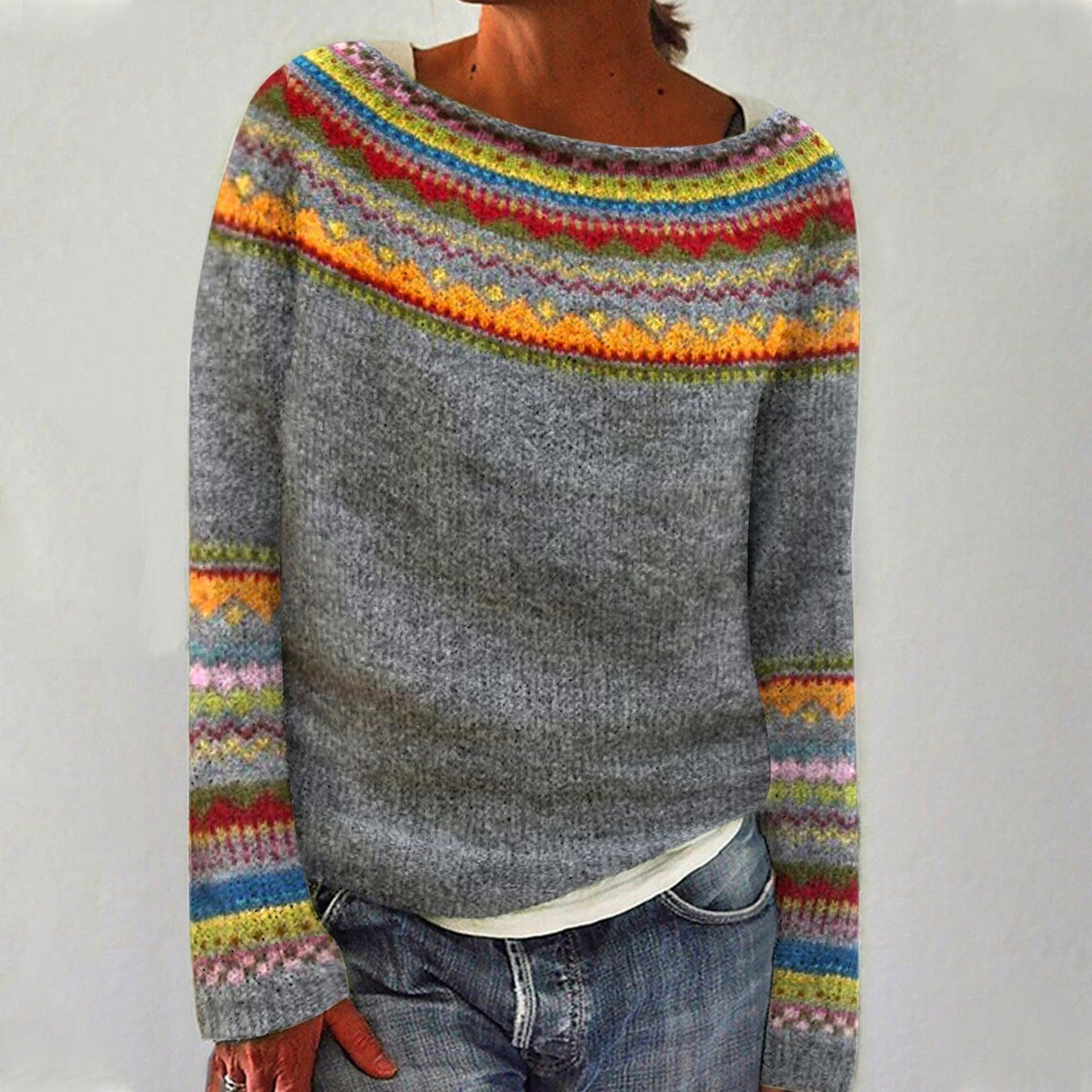 Dorie - Nordic Fair Isle Sweater