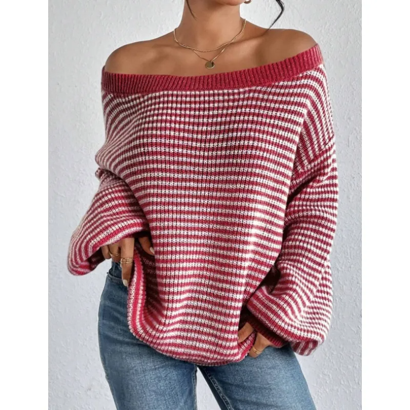 Kaye - Cozy Striped Knit Sweater