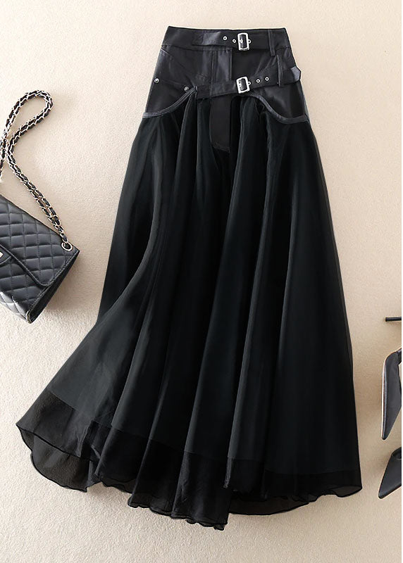Amora - French Fashion Patchwork Tulle Skirts Spring