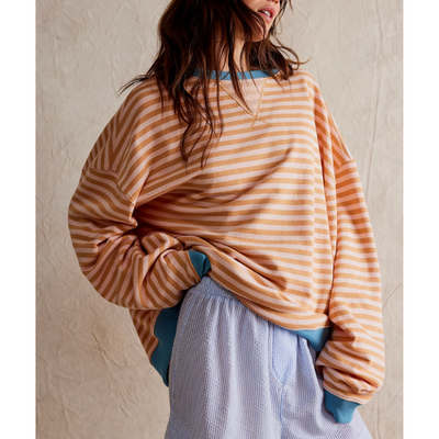 Alinta™ - Plus Size Long-Sleeve Sweatshirt