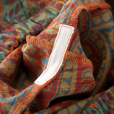 Greta - Vintage Jacquard Round Neck Loungewear Set