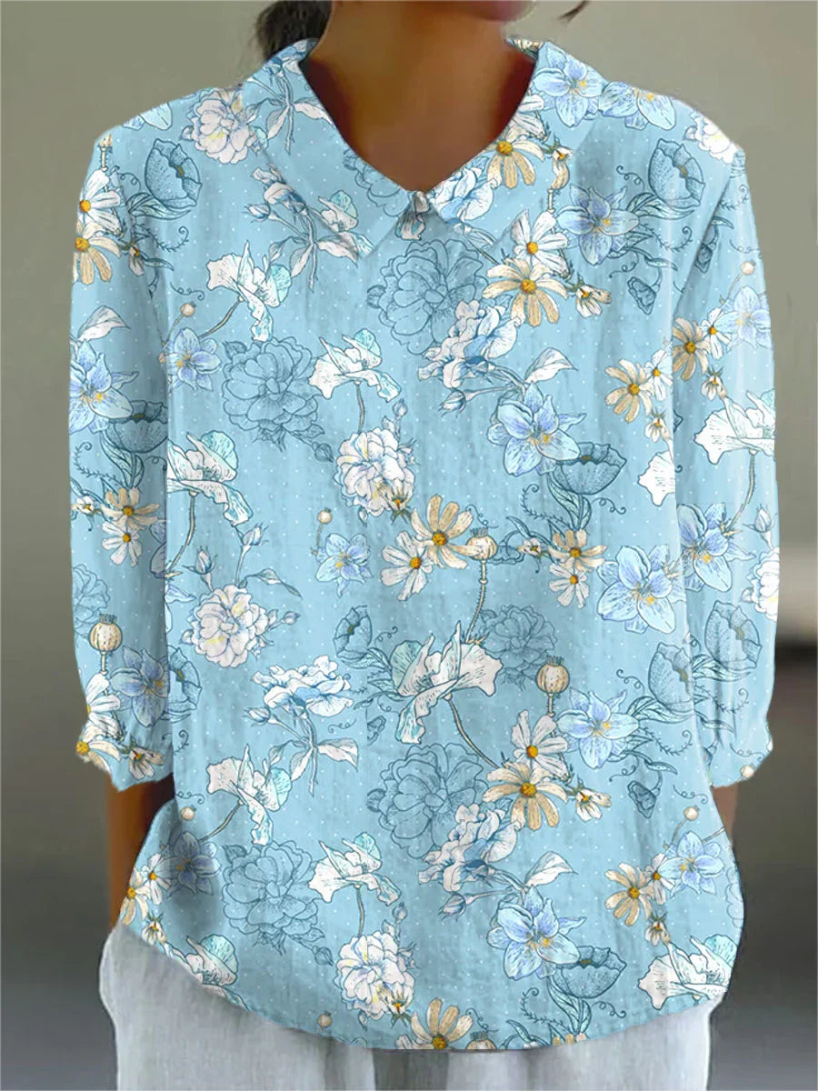 Vintage Colourful Blouse