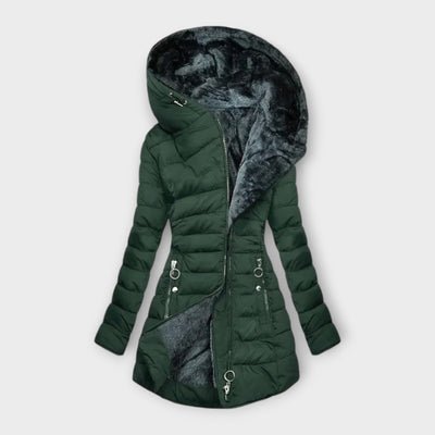 Katarina - Fur-Lined Hooded Puffer