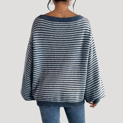 Esther - Oversized striped knit sweater
