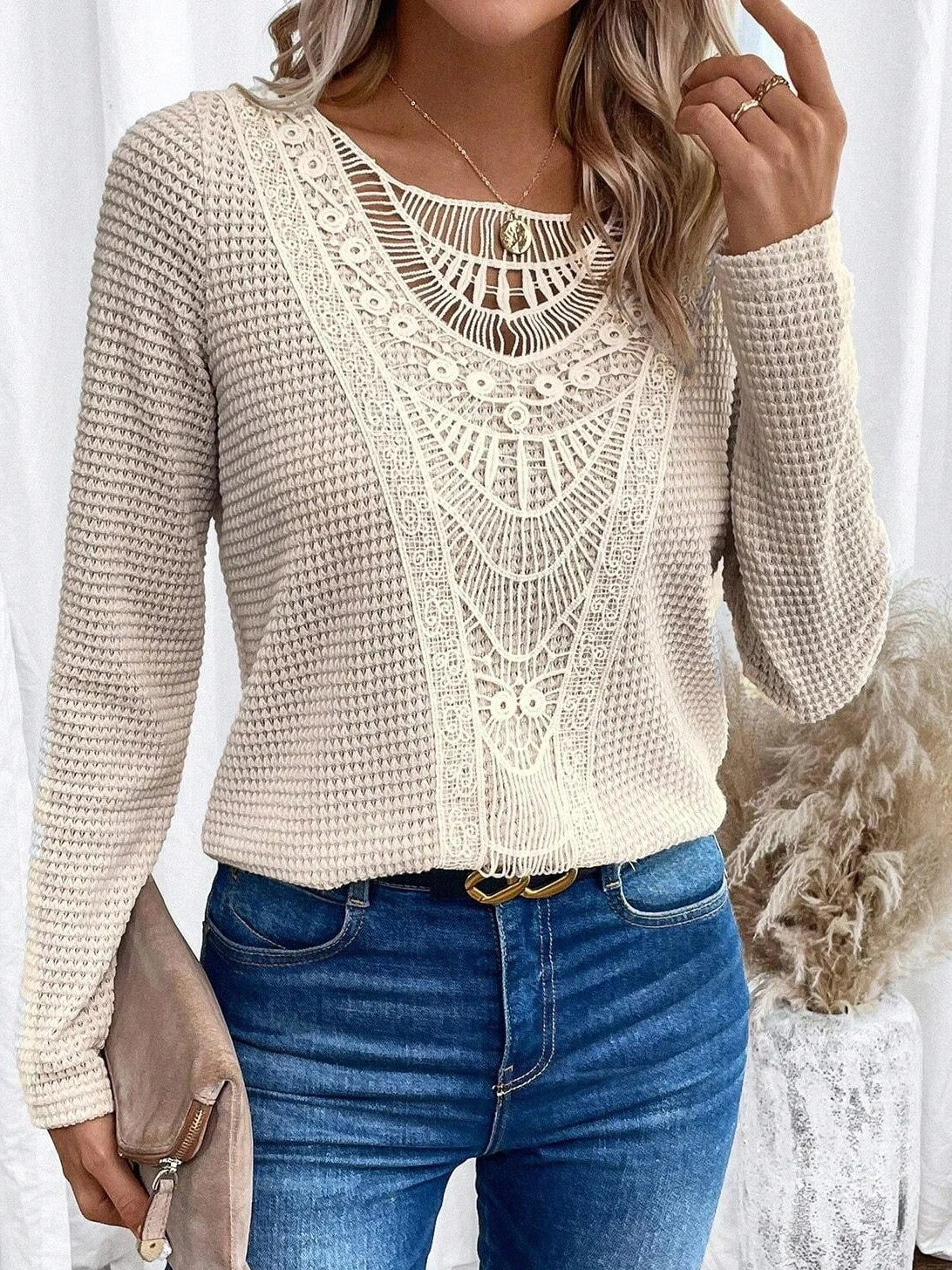 Jannali - Stylish Round Neck Longsleeve