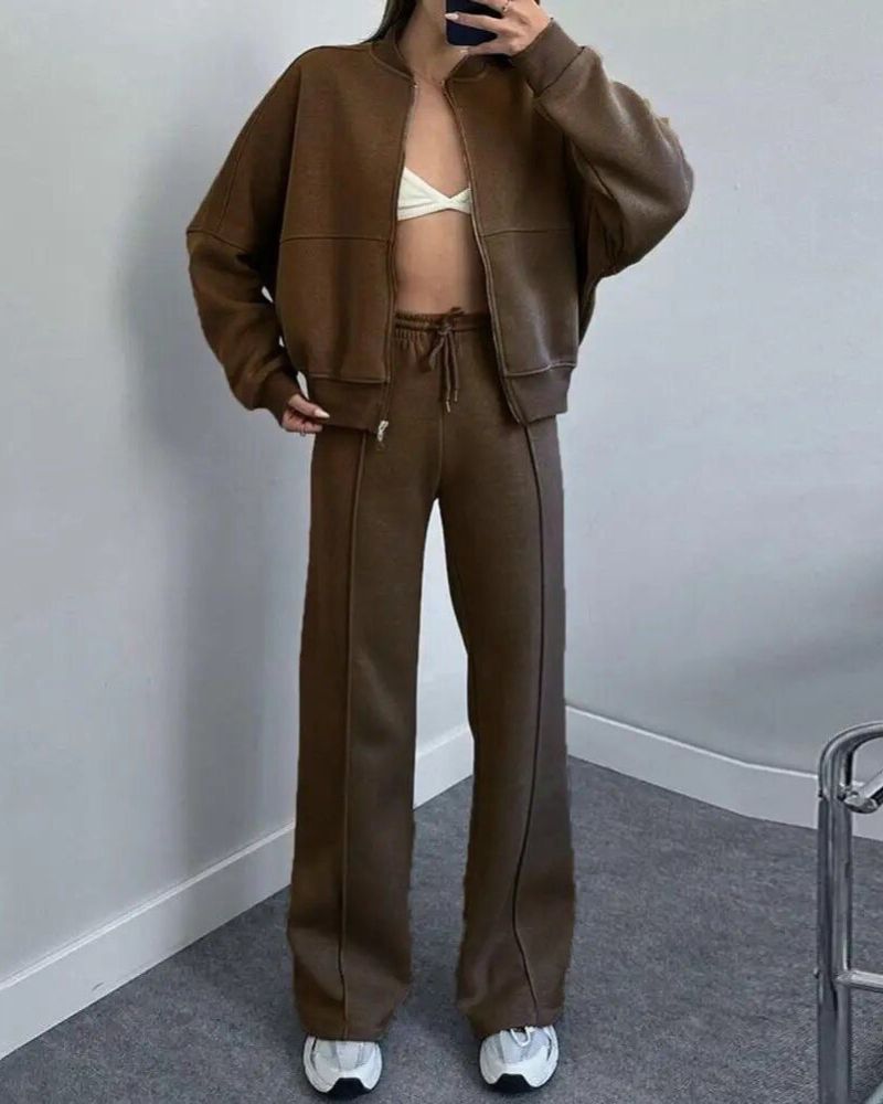 Aira - Zip-Up Tracksuit Set