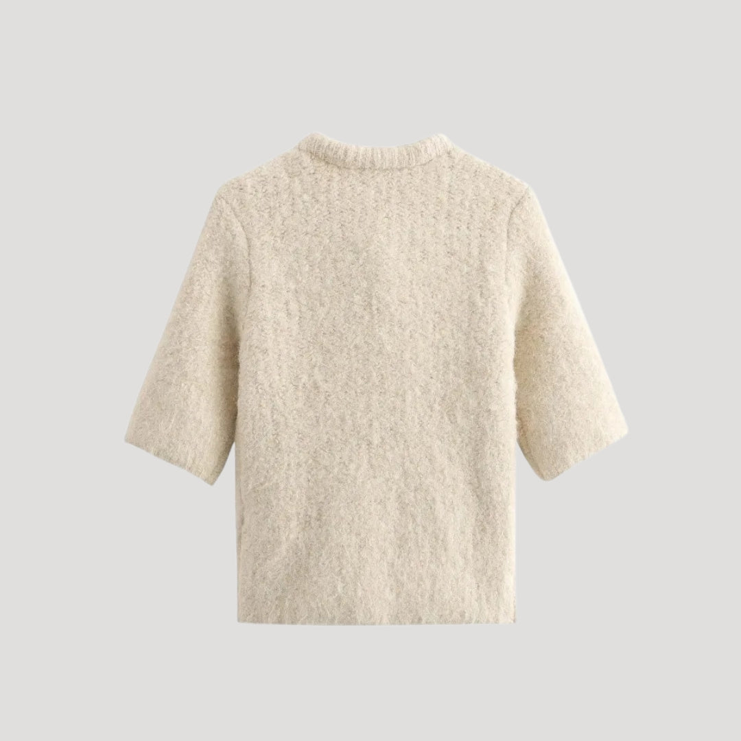 Lucia - Elegant cardigan with bow tie