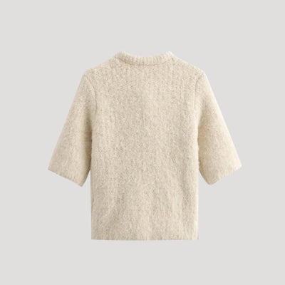 Lucia - Elegant cardigan with bow tie