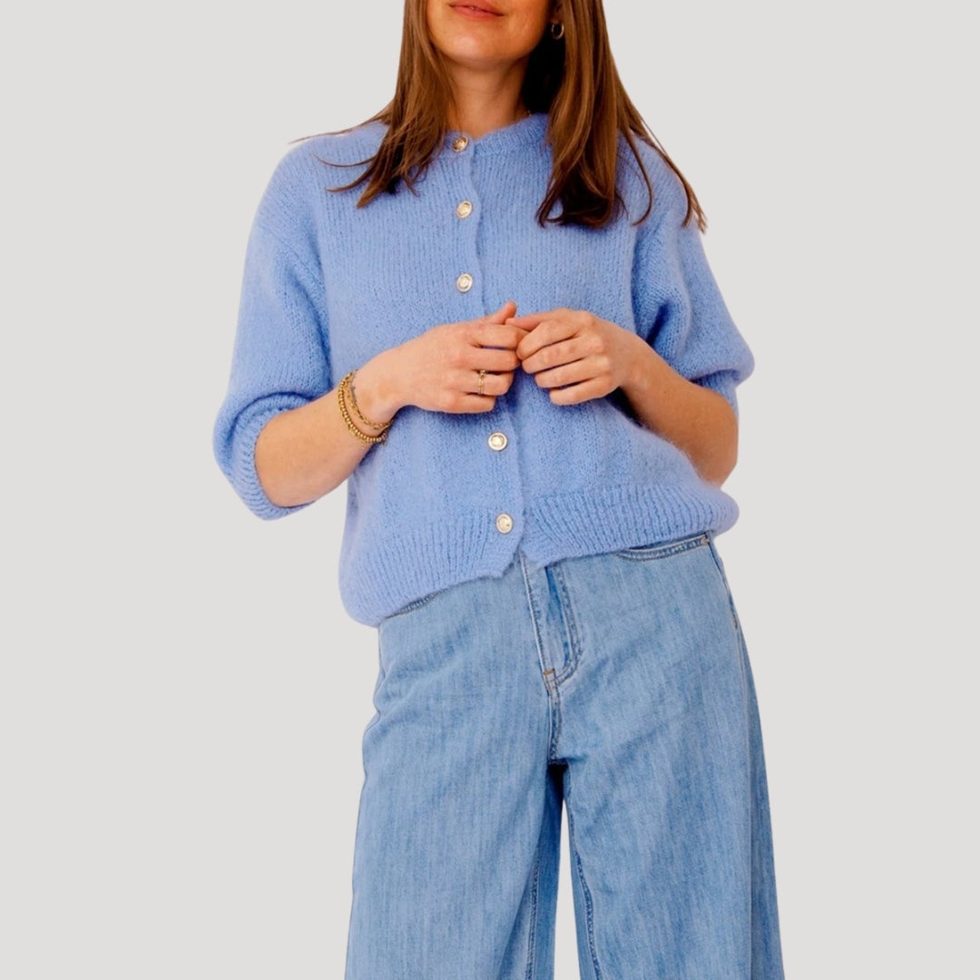 Olivia - Soft short-sleeve cardigan