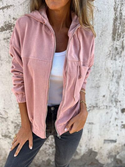 Rowena - Casual Jacket with Hood and Zip