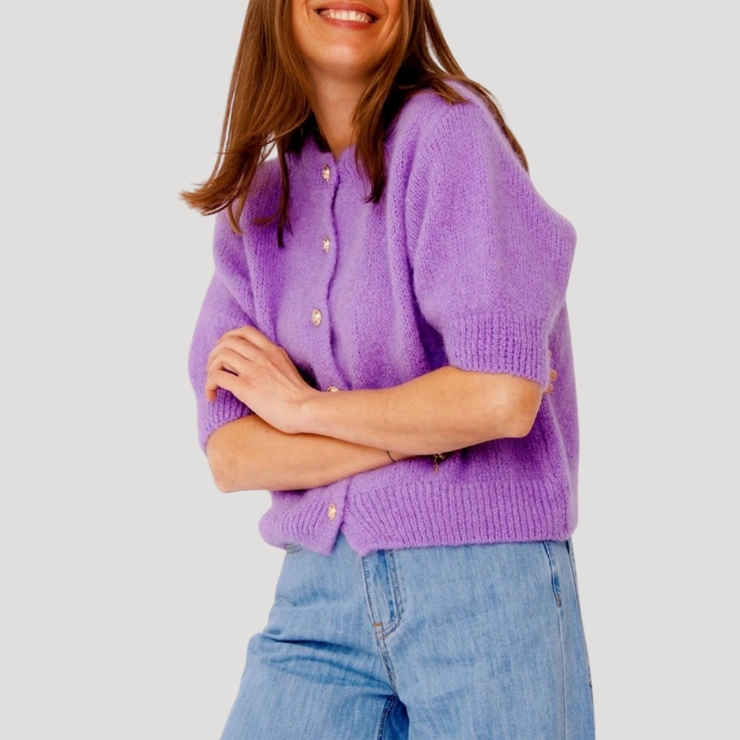 Olivia - Soft short-sleeve cardigan