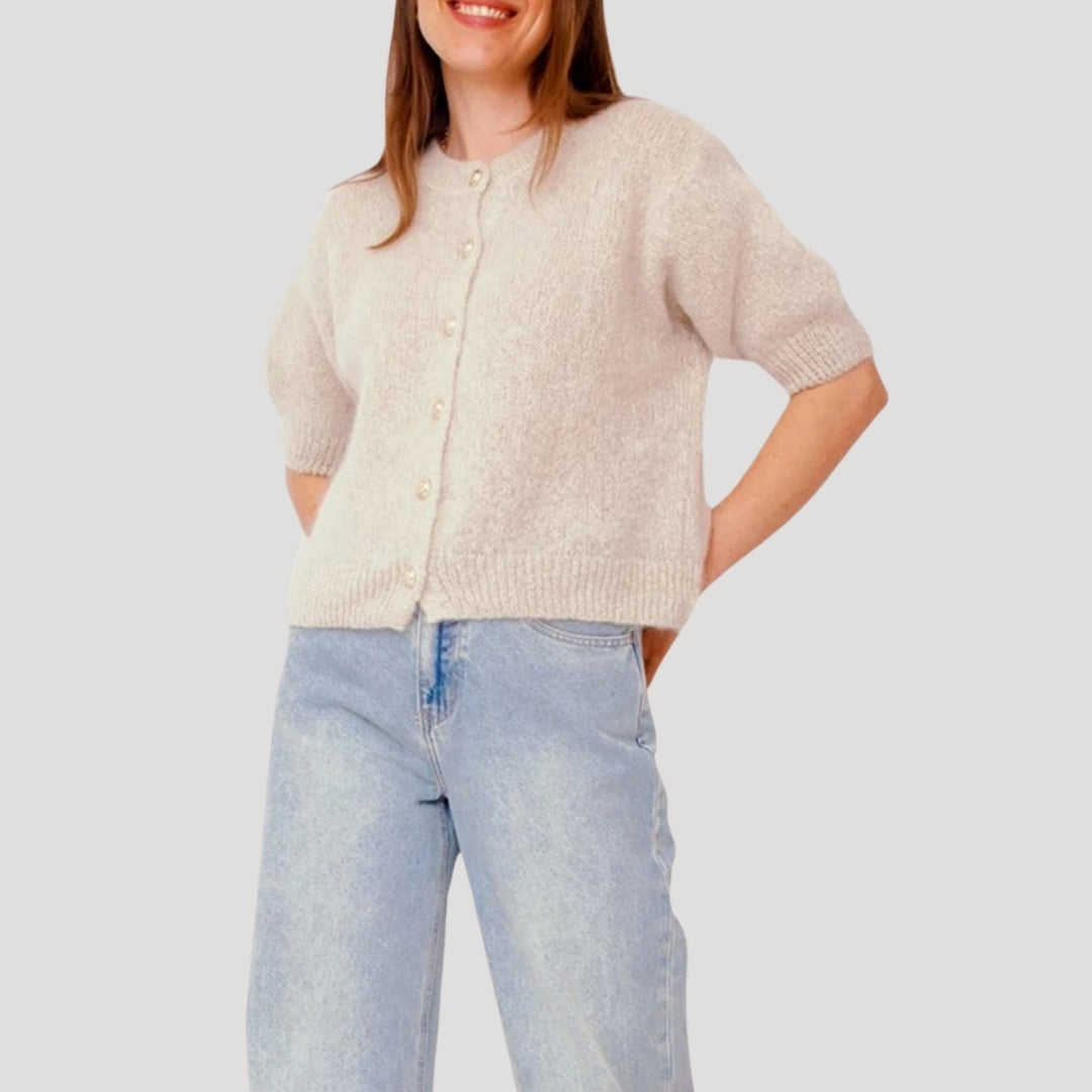 Olivia - Soft short-sleeve cardigan