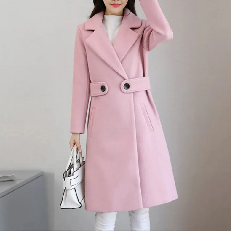 Harper - Belted Elegance Coat