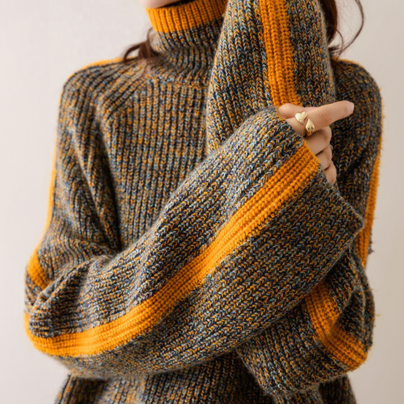 Sophie - Luxe Stripe Knit Sweater