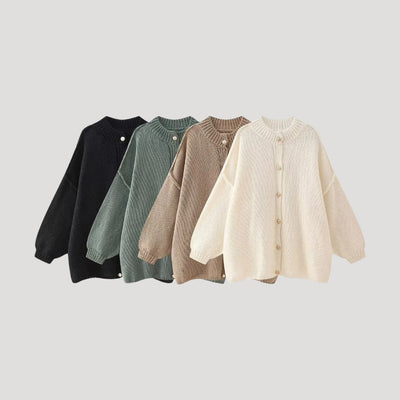 Jordan - Oversized buttoned cardigan