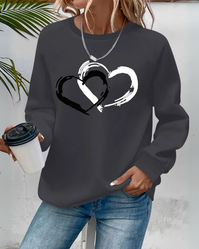 Lina - Cosy Heart Sweater