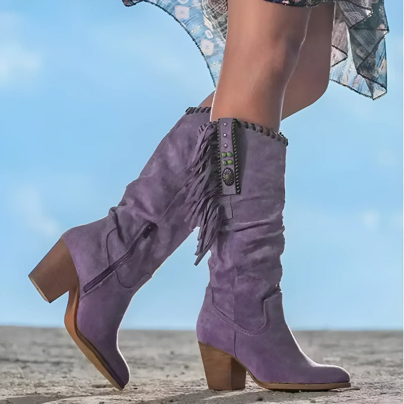 Mara™ Leather Cowboy Boots