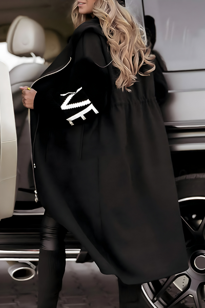 Cara - Elegant Hooded Coatigan