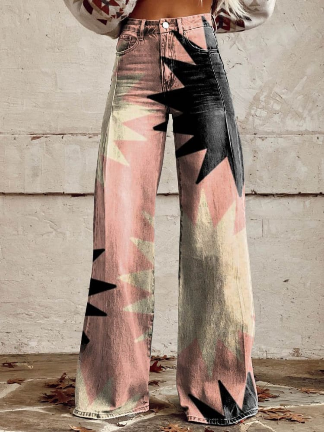 Stella | Éclat Bohème Printed Fluid Pants