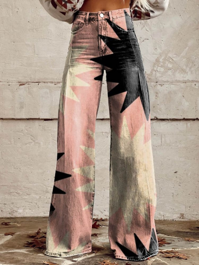 Stella | Éclat Bohème Printed Fluid Pants