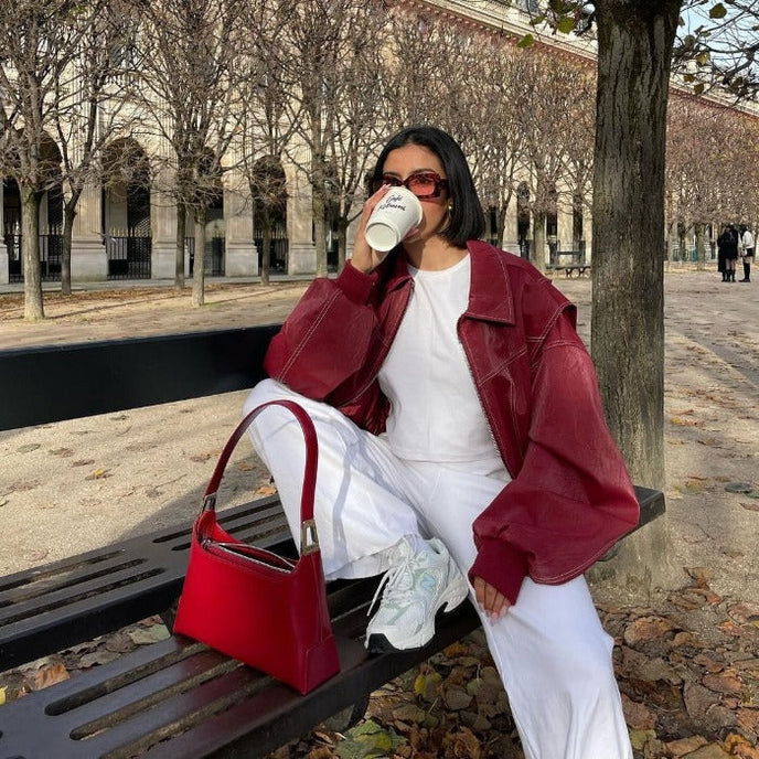 Marlee - Luxe Oversized Bomber Jacket